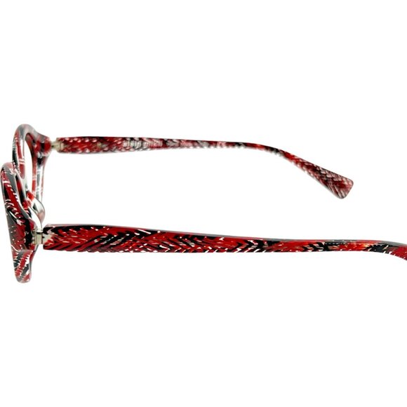 Alain Mikli AO3049 Women's Eyeglass Frame Chevron Red - Picture 4 of 6